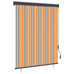 Vidaxl store roulant d'extrieur 140x250 cm jaune et bleu