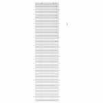Vidaxl store v�nitien blanc 65 x 250 cm 35 mm bois de paulownia massif