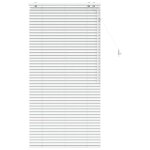 Vidaxl store v�nitien blanc 95 x 160 cm 35 mm bois de paulownia massif