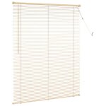 Vidaxl store v�nitien marron clair avec motif 150 x 110 cm pvc