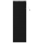 Vidaxl store v�nitien noir 70 x 250 cm 35 mm bois de paulownia massif