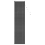 Vidaxl store v�nitien r�glable gris argent� 213 x 50 cm pvc
