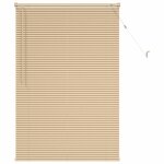 Vidaxl store v�nitien r�glable marron clair avec motif 150 x 70 cm pvc