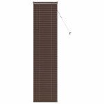 Vidaxl store v�nitien r�glable marron fonc� avec motif 213 x 50 cm pvc