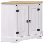 Vidaxl support d'aquarium corona blanc 70 x 70 x 73 cm