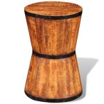 Vidaxl tabouret sablier bois de manguier brut Vidaxl tabouret sablier bois de manguier brut