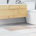 Vidaxl tapis de bain cr�me 50 x 80 cm polypropyl�ne