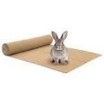 Vidaxl tapis de chanvre pour rongeurs 1x5 m 5 mm
