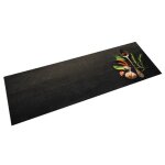 Vidaxl tapis de cuisine lavable impression d'épices 60x180 cm velours Vidaxl tapis de cuisine lavable impression d'épices 60x180 cm velours