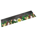 Vidaxl tapis de cuisine lavable impression d'épices 60x300 cm velours Vidaxl tapis de cuisine lavable impression d'épices 60x300 cm velours
