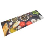 Vidaxl tapis de cuisine lavable impression vin dîner 60x180 cm velours Vidaxl tapis de cuisine lavable impression vin dîner 60x180 cm velours