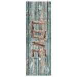 Tapis de sol de cuisine 45 x 150 cm lavable motif amour dessus en velours dos en latex
