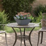 Vidaxl vase en plastique anthracite plastique 35 x 35 x 15 cm durable Vidaxl vase en plastique anthracite plastique 35 x 35 x 15 cm durable