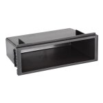 Vide poche autoradio pour cadre 2din vw passat / fox polo - noir