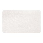 Manufacture rock blanc assiette multifonction rectangulaire Manufacture rock blanc assiette multifonction rectangulaire