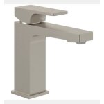 Villeroy & boch - mitigeur lavabo villeroy et boch architectura square sans tirette brushed nickel matt ...