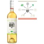 Vin blanc sans alcool le petit b�ret virgin sauvignon blanc 75 cl bio 0. 0%