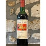 Vin rouge, bordeaux superieur, chteau du bru 1987