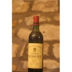 Vin rouge, chteau bourdicotte 1979