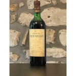 Vin rouge, moulis, chateau maucaillou 1976 Vin rouge, moulis, chateau maucaillou 1976