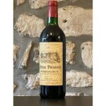 Vin rouge, puisseguin st emilion, chteau vaisinerie 1985