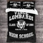 Vince lombardi classe de rock n roll high school pi��ces ensemble de literie housse de couette d��coratif ...