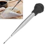 Vingvo tube baster huile sauce jus seringue pompe tuyau cuisine dinde viande bbq noir - duo Vingvo tube baster huile sauce jus seringue pompe tuyau cuisine dinde viande bbq noir - duo