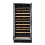Vinobox 110 bouteilles. cave  vin inox 1 zone