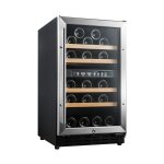 Vinobox grand cru 40 bouteilles. cave à vin inox 2 zones Vinobox grand cru 40 bouteilles. cave à vin inox 2 zones