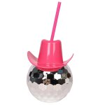 Violet - gobelets de cocktail en verre de 600ml, flash disco, dcoration de bar de fte de nol avec ...