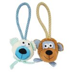 Visages en peluche avec une ficelle pour le visage de l'ours blanc