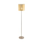 Viserbella lampadaire avec abat - jour champagne