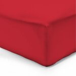 Vision drap housse rouge 180x200cm Vision drap housse rouge 180x200cm