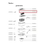 Vitre du couvercle pour friteuse mini fryer moulinex - ss - 995749