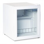 Vitrine de comptoir rfrigre positive 46 litres, 1 porte vitre, blanche, 85 w, 220 v - mono