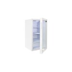 Vitrine rfrigre positive 88 litres, 1 porte vitre, blanche, 85 w, 220 v - mono