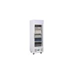 Vitrine ventilée positive 218 litres, sur roulettes, avec bandeau lumineux, blanche, 230 w, 220 v - mono ... Vitrine ventilée positive 218 litres, sur roulettes, avec bandeau lumineux, blanche, 230 w, 220 v - mono ...