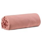 Vivaraise calita drap housse rose poudr� - 160 x 200 x 30 cm