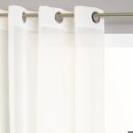 Voilage etamine - 140 x 240 - ivoire