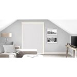 Voilage lin pour porte fen�tre 70x200 cm linen blanc, par soleil d'ocre