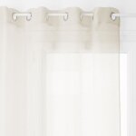 Voilage moly - 135 x 240 cm - couleur lin