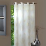 Voilage motif rond impression magn�tique