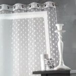 Voilage en organza brod� a imprim�s fantaisies