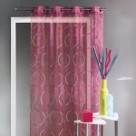 Voilage en organza avec cercles brod�s