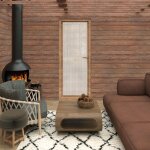 Voilage porte - fen�tre 70x200 cm cali, par soleil d'ocre