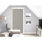 Voilage pour porte fen�tre 70x200 cm noemie taupe, par soleil d'ocre