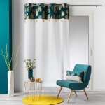 Voilage sabl� au top en velours