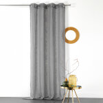 Voilage uni a oeillets 'kate