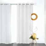 Voilage uni et tamisant julie