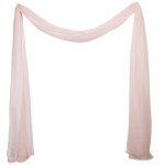 Voile arche de ceremonie 2x6. 2m rose